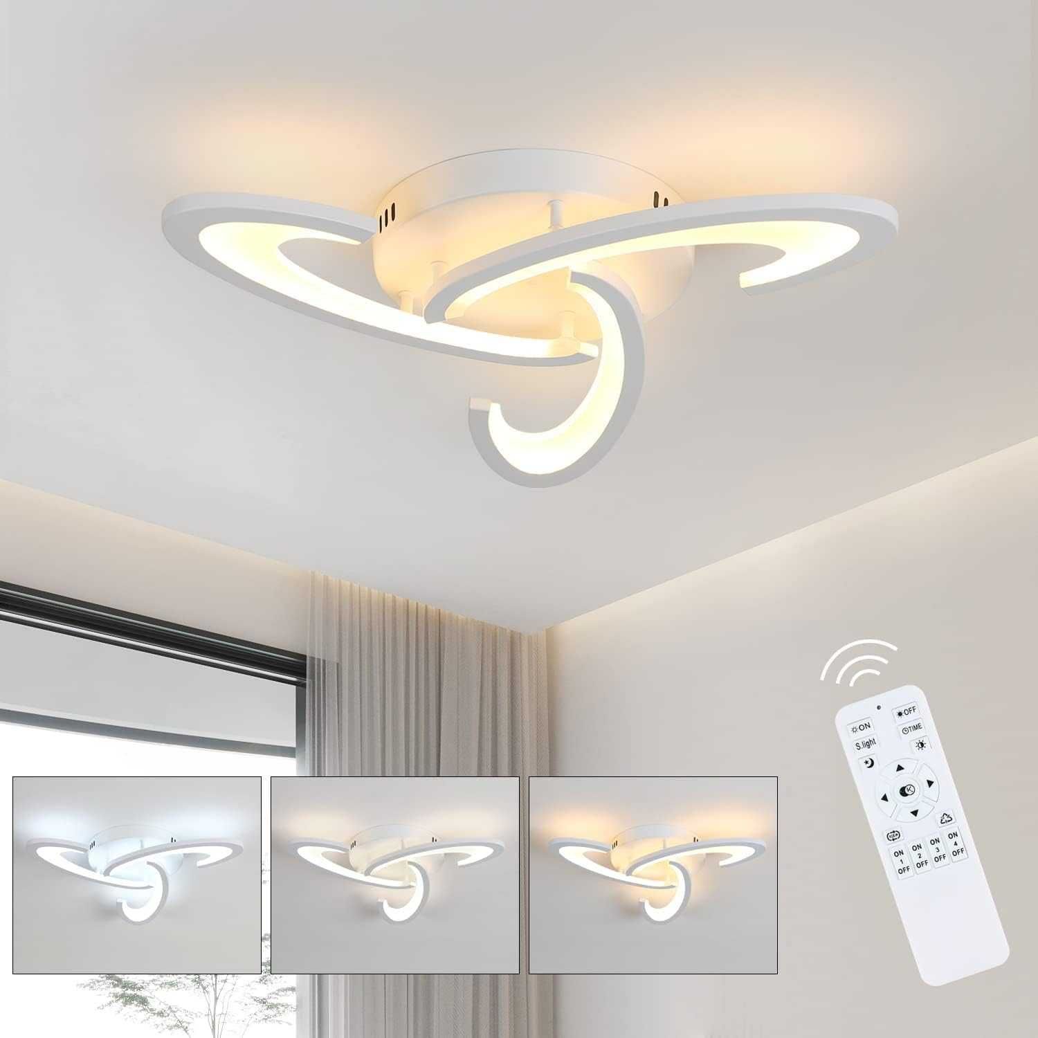 Comely Lampa sufitowa LED 30W z pilotem