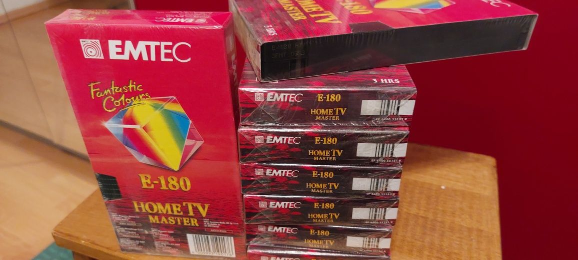 Kasety VHS EMTEC  nowe