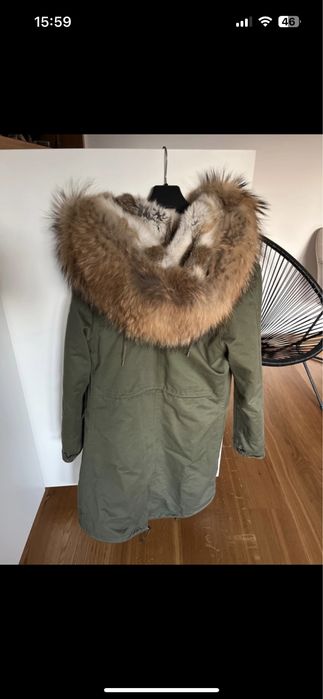 Kurtka zima damska kaptur 36/38 Nowa bez metki