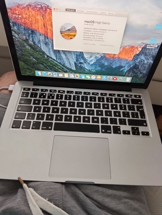 Macbookpro retina 13 , Intel Core I5,memoria 8G