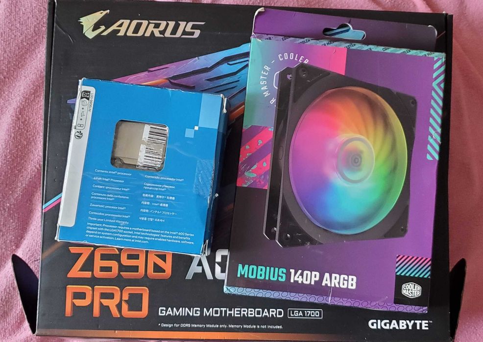 Z690 Aorus Pro DDR5 Wi-Fi 6E DDR5 + i5-12600K + подарунки