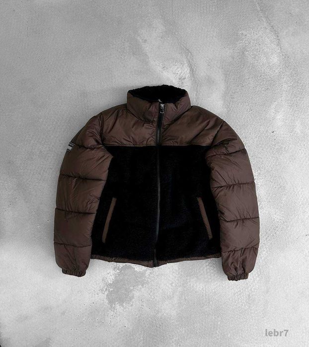 Куртка чоловіча велсофт барашик brown premium lebr7_3et