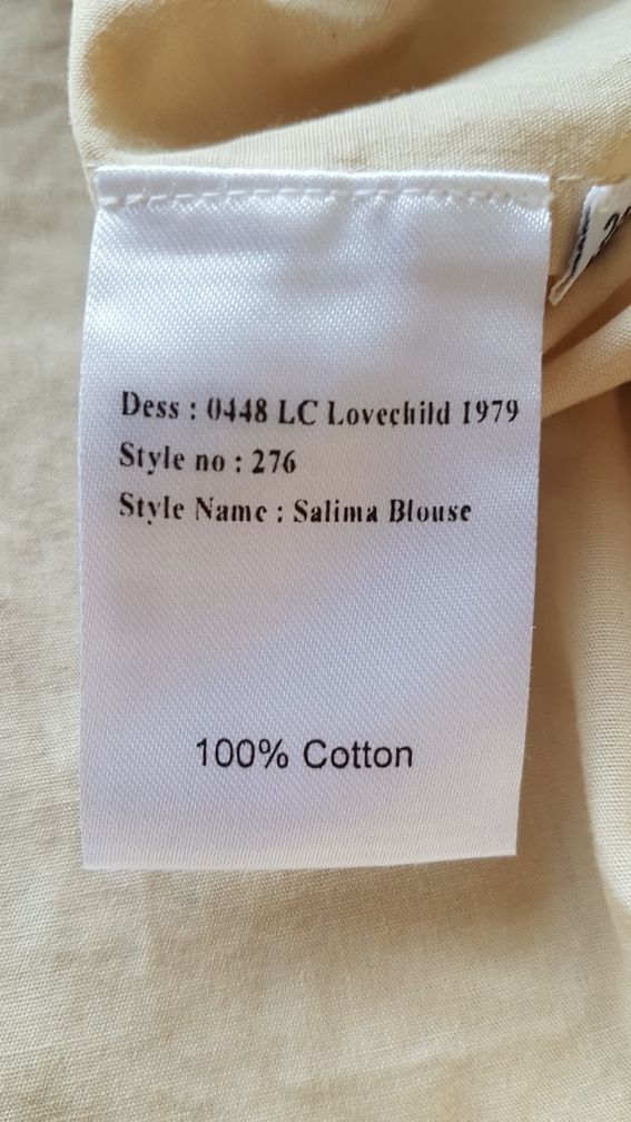 Lovechild 1979 Salima Blouse bawełniana koszula bluzka 100% bawełna
