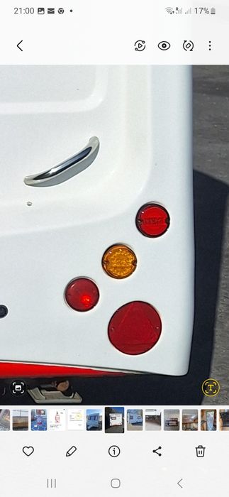 Lampa tylna przyczepy kempingowej