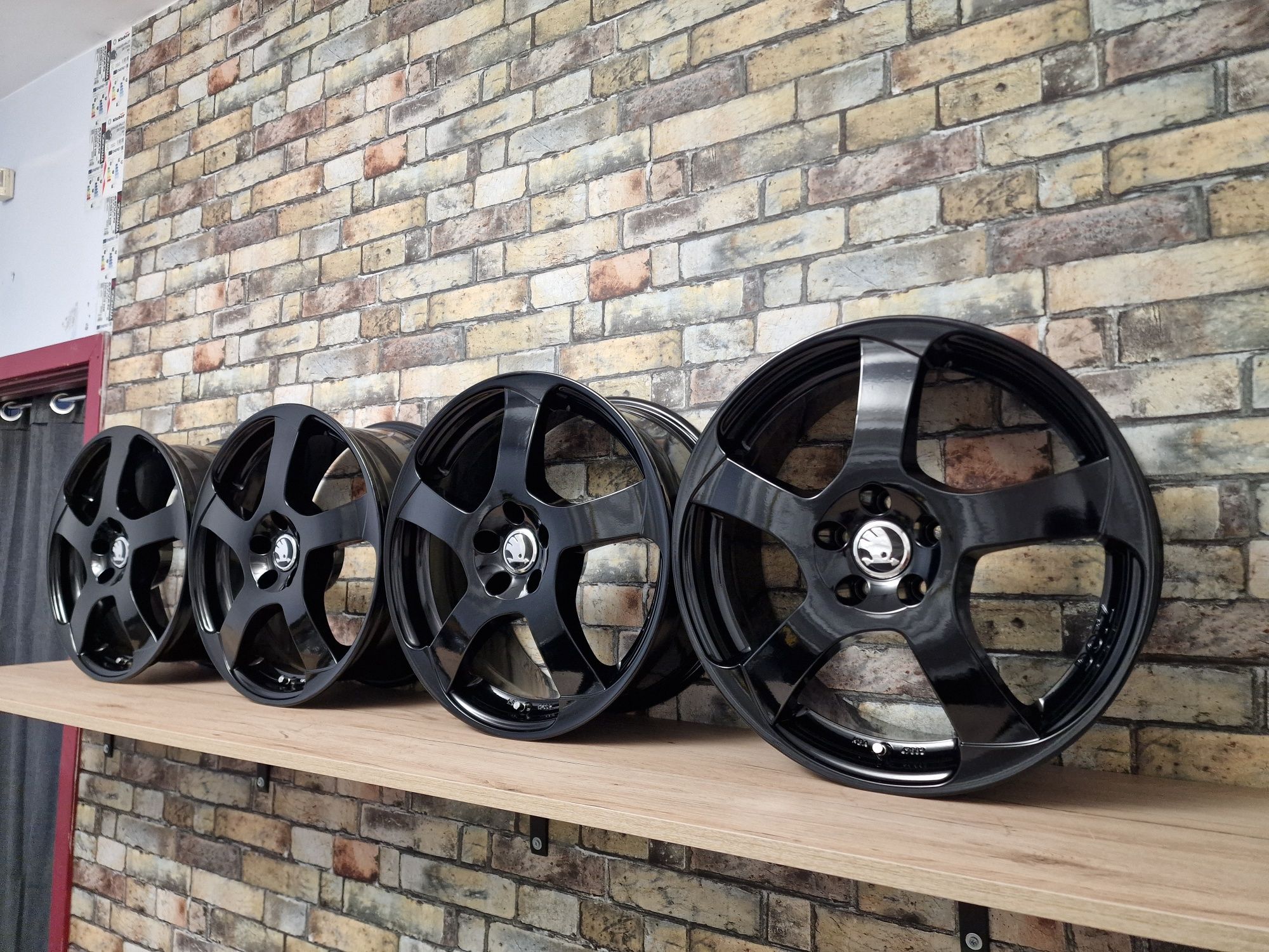 Felgi 17' 5x100 SKODA Scala Fabia Kamiq Octavia Praktik Rapid Roomster