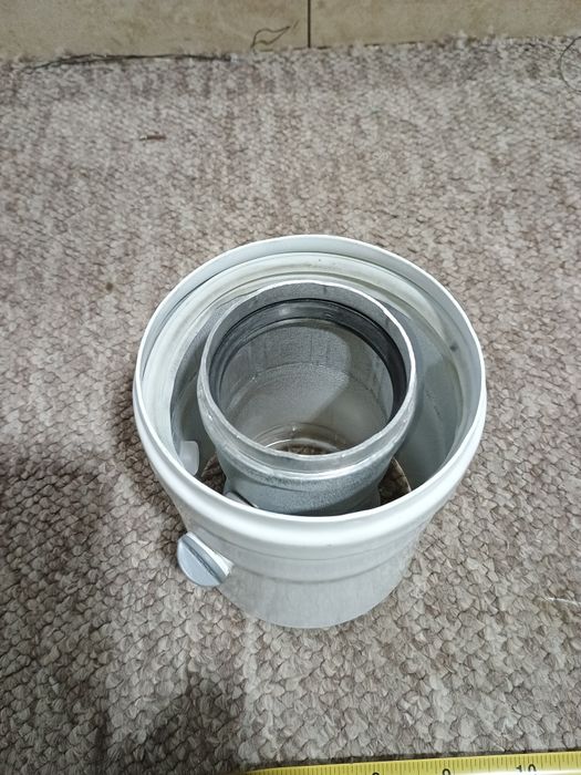 Коаксиальный дымоход, удлинитель, влагоотделитель.