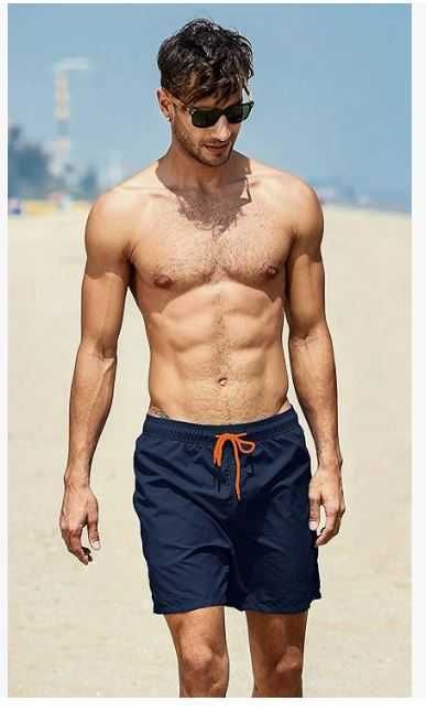 Męskie spodenki/szorty na basen Arcweg ciemny granatowy rozmiar 3XL