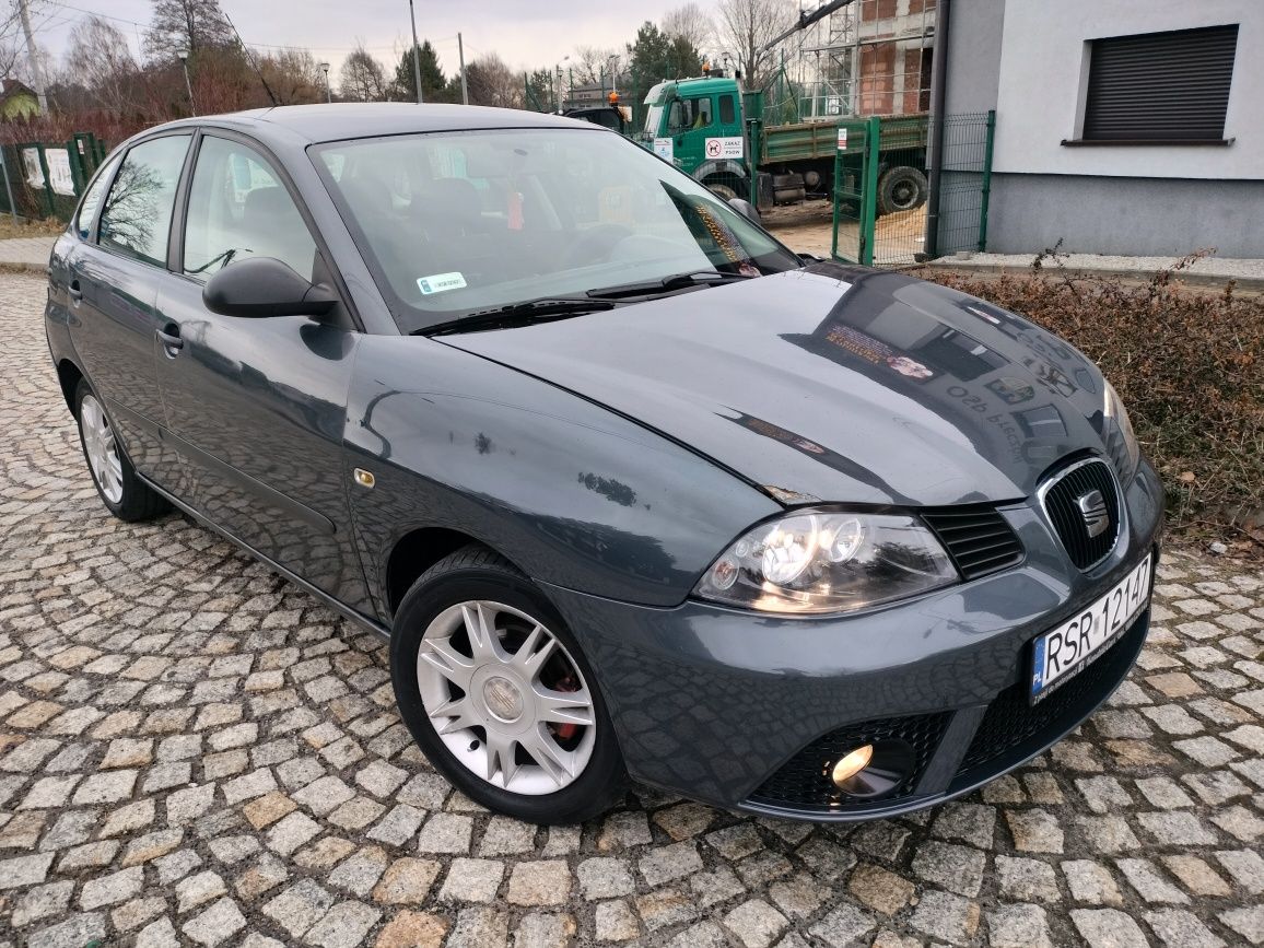 Seat Ibiza Lift 1.4 TDI 80KM 2007 5D Klimatyzacja Tempomat Alufelgi