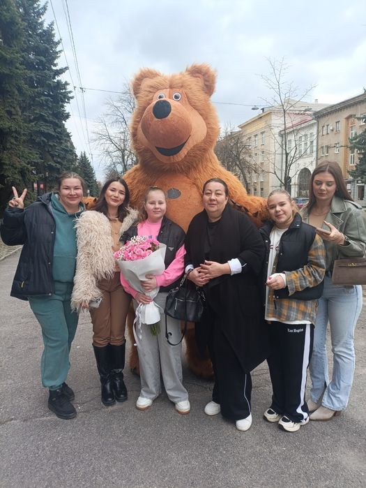 Лучшие поздравления 1200 Харьков Солоницевка Люботин Мишка, Панда,