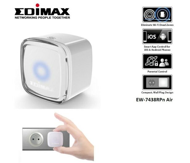 Repeater wzmacniacz Wifi Edimax EW-7438RPn Air (300Mb/s b/g/n)


Edima