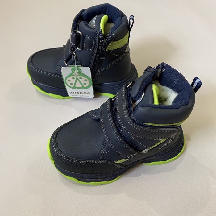 Зимові черевики чобітки зимние ботинки для мальчика 22 24 25 26 27