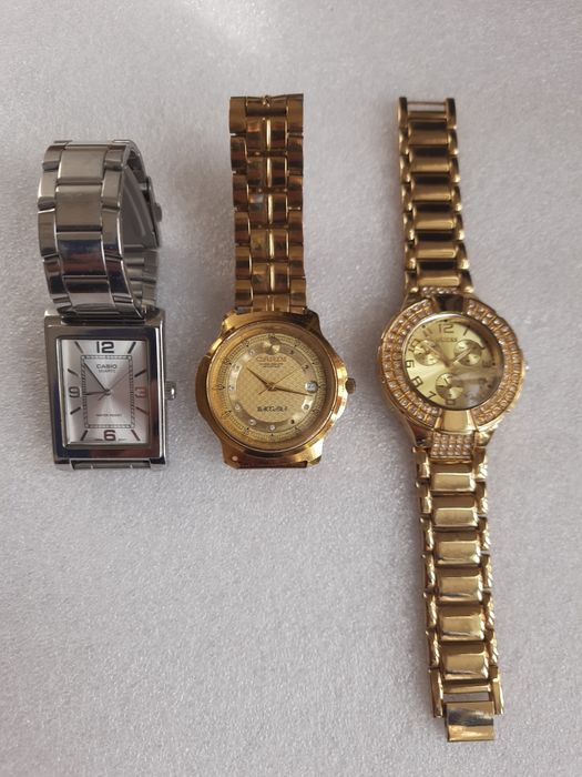 Часы мужские Casio MTP-1234, Cardi Baccara, женские Guess