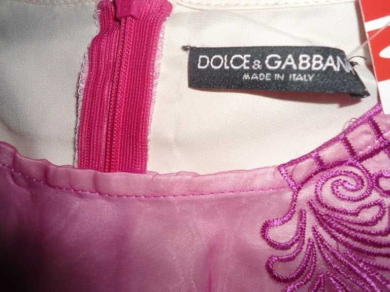 Damska elegancka sukienka jedwab Dolce&Gabbana