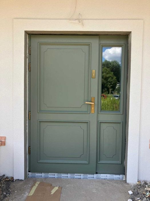 Drzwi wejściowe zewnętrzne dębowe dostawa GRATIS(czyste powietrze)