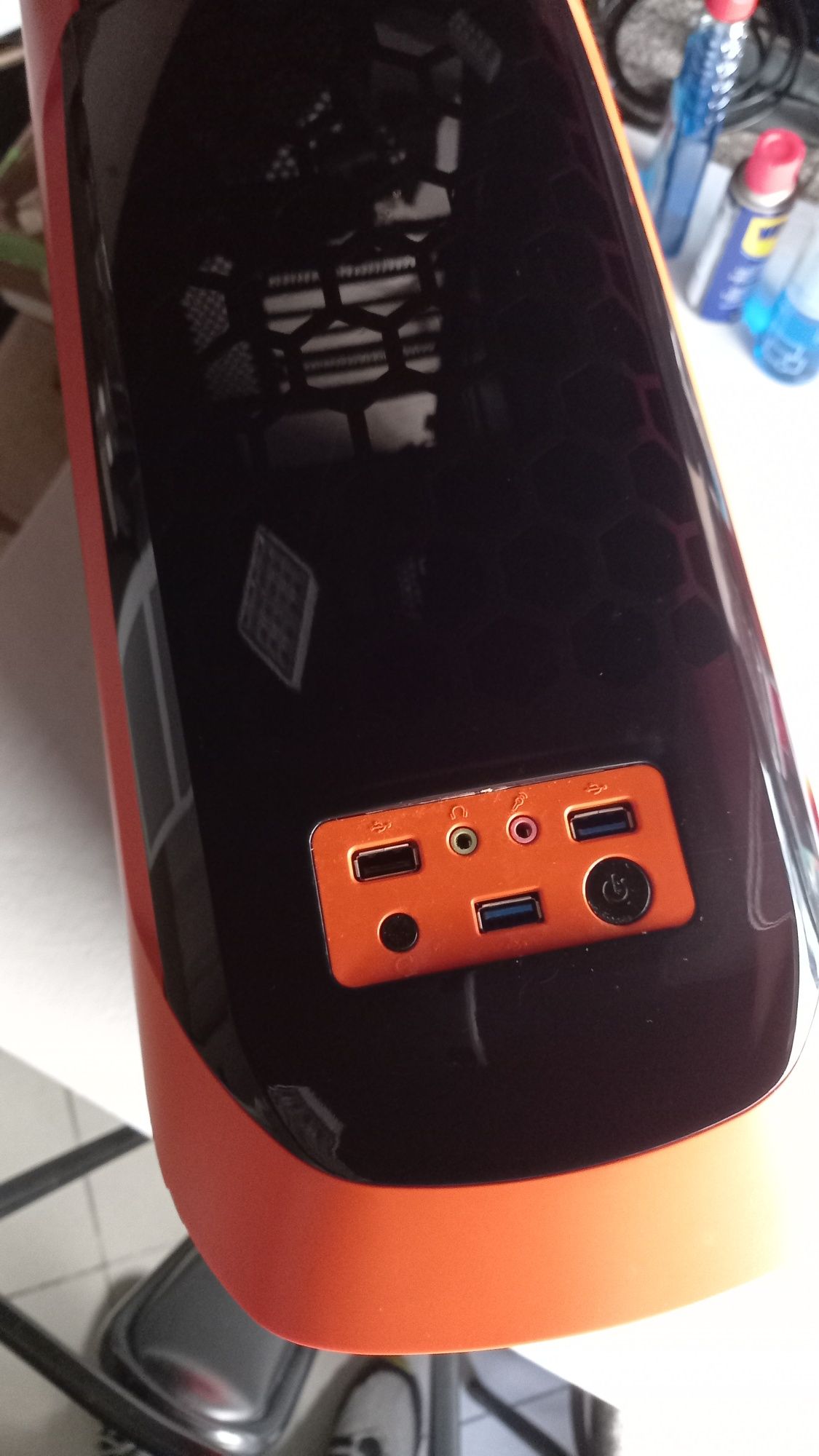 Caixa PC Coolbox ATX DEEPSTING II Orange - Edição limitada