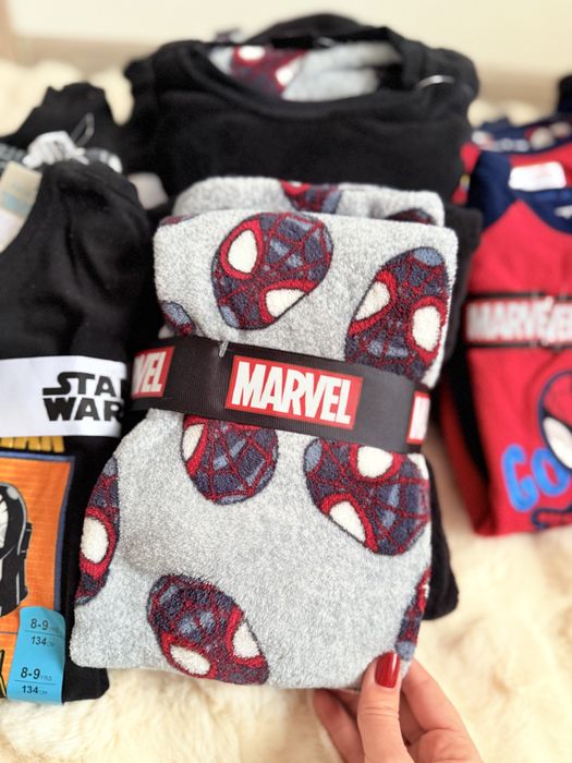Піжама тепла Primark фліс Star wars Marvel 104 110 116 122 128 134 140