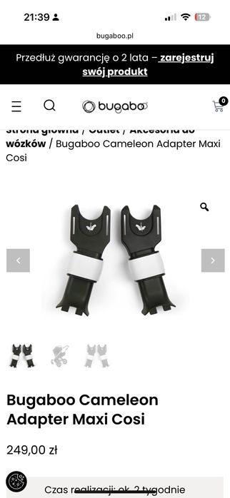 adaptery bugaboo cameleon