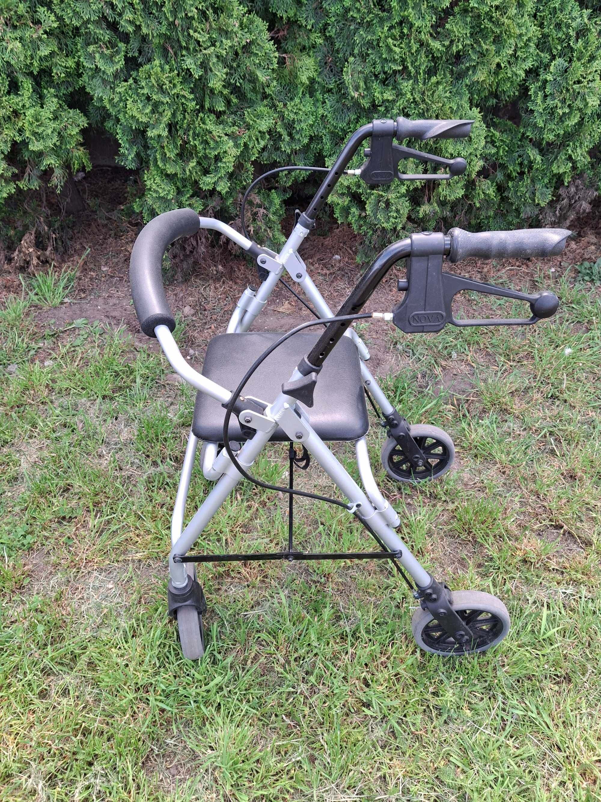 Balkonik aluminiowy DIETZ Rollator Ligero waży tylko 6,5 kg