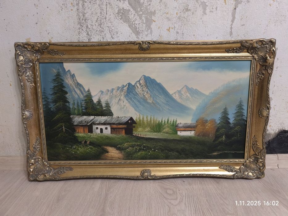 Obraz na płótnie w ozdobnej ramie