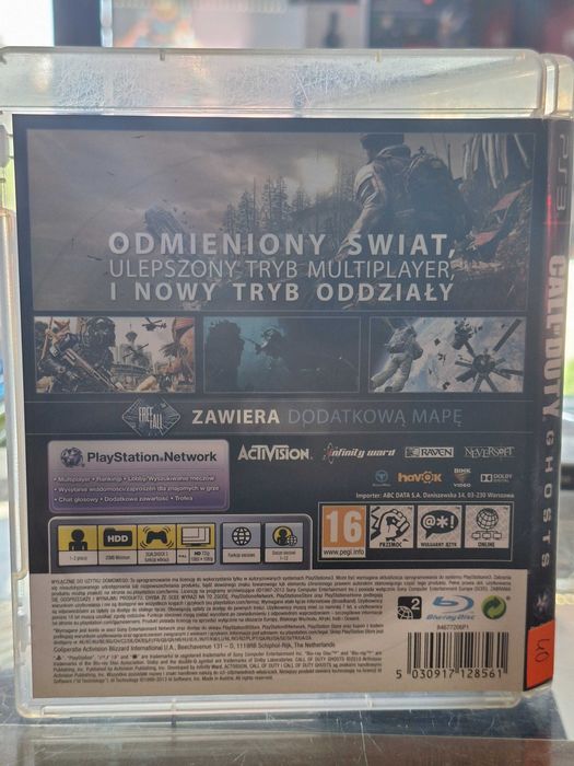 Call Of Duty Ghosts PS3, BDB, Sklep, Wysyłka, Wymiana Centrum Grania