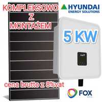 Fotowoltaika HYUNDAI 5kw+Foxess