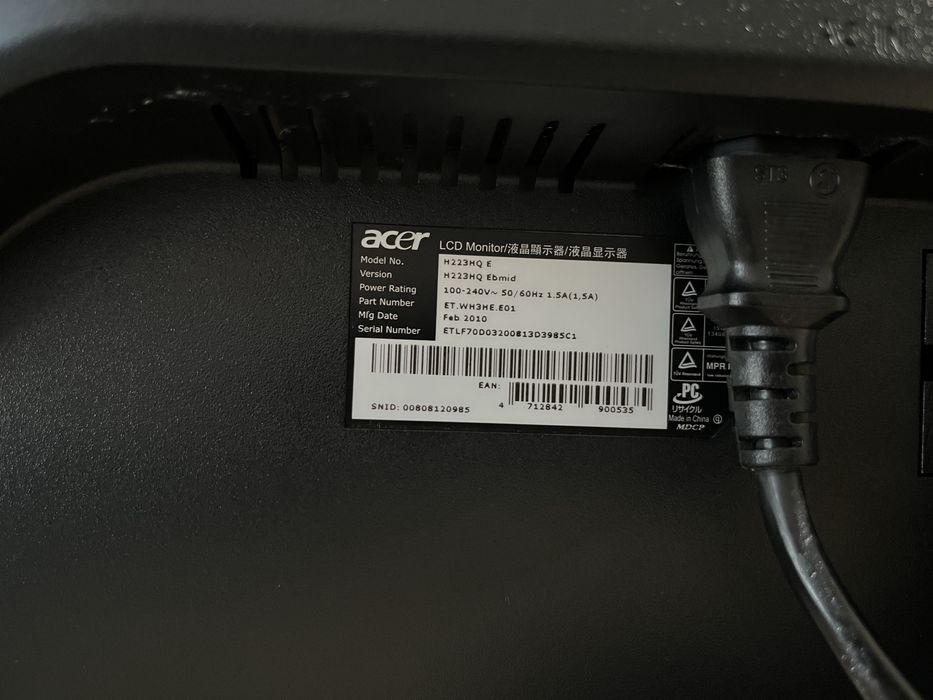 Монітор Acer H223HQ
