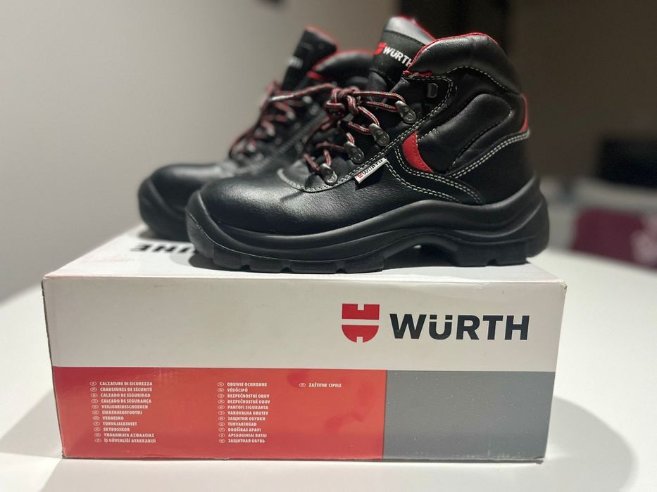 Botas de biqueira de aço Würth novas