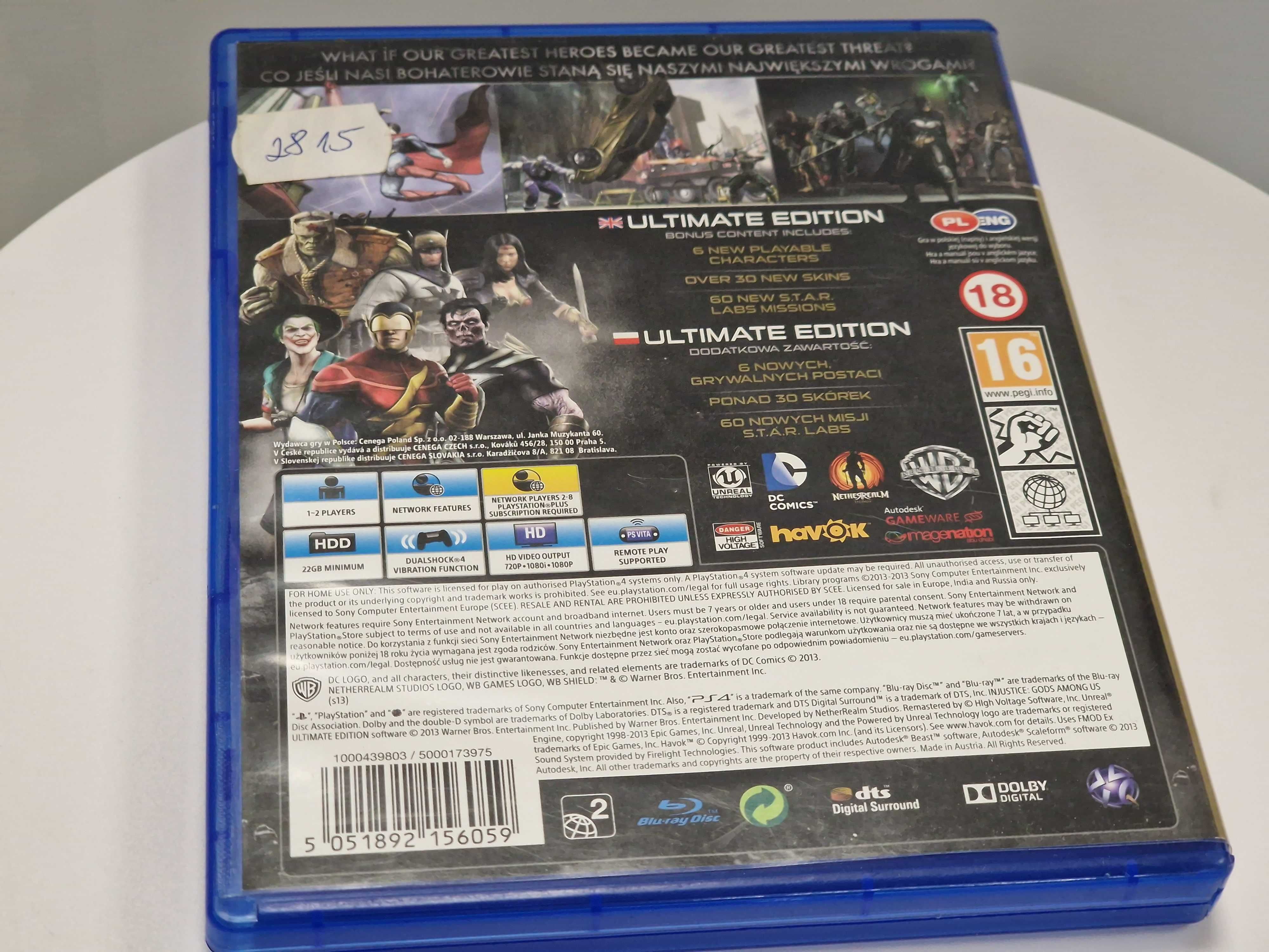 Gra PS4 / PS5 Injustice Sklep Zamiana