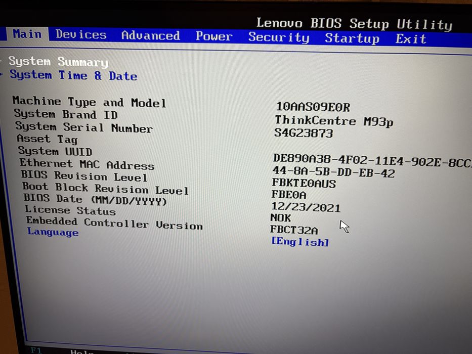 Lenovo Thinkcentre m93p