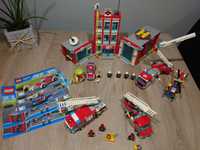 Klocki LEGO City Remiza strażacka 60110 plus gratis 60002 oraz 60003