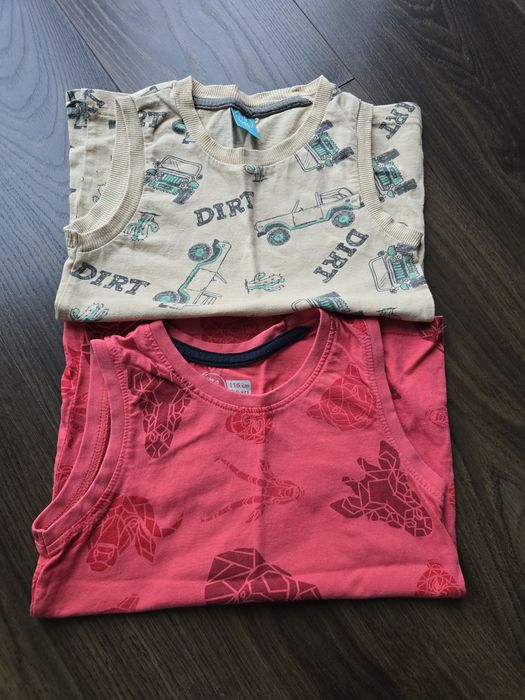 Koszulki na ramiączka 2szt. rozmiar 116 Pepco