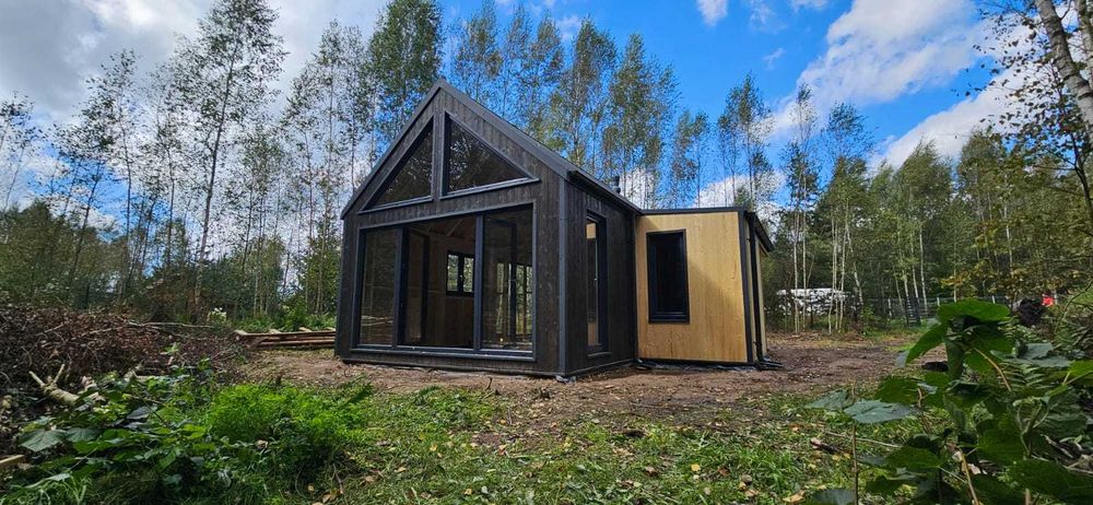 Domek letniskowy, domek drewniany, dom na zgłoszenie parterowy 35m2