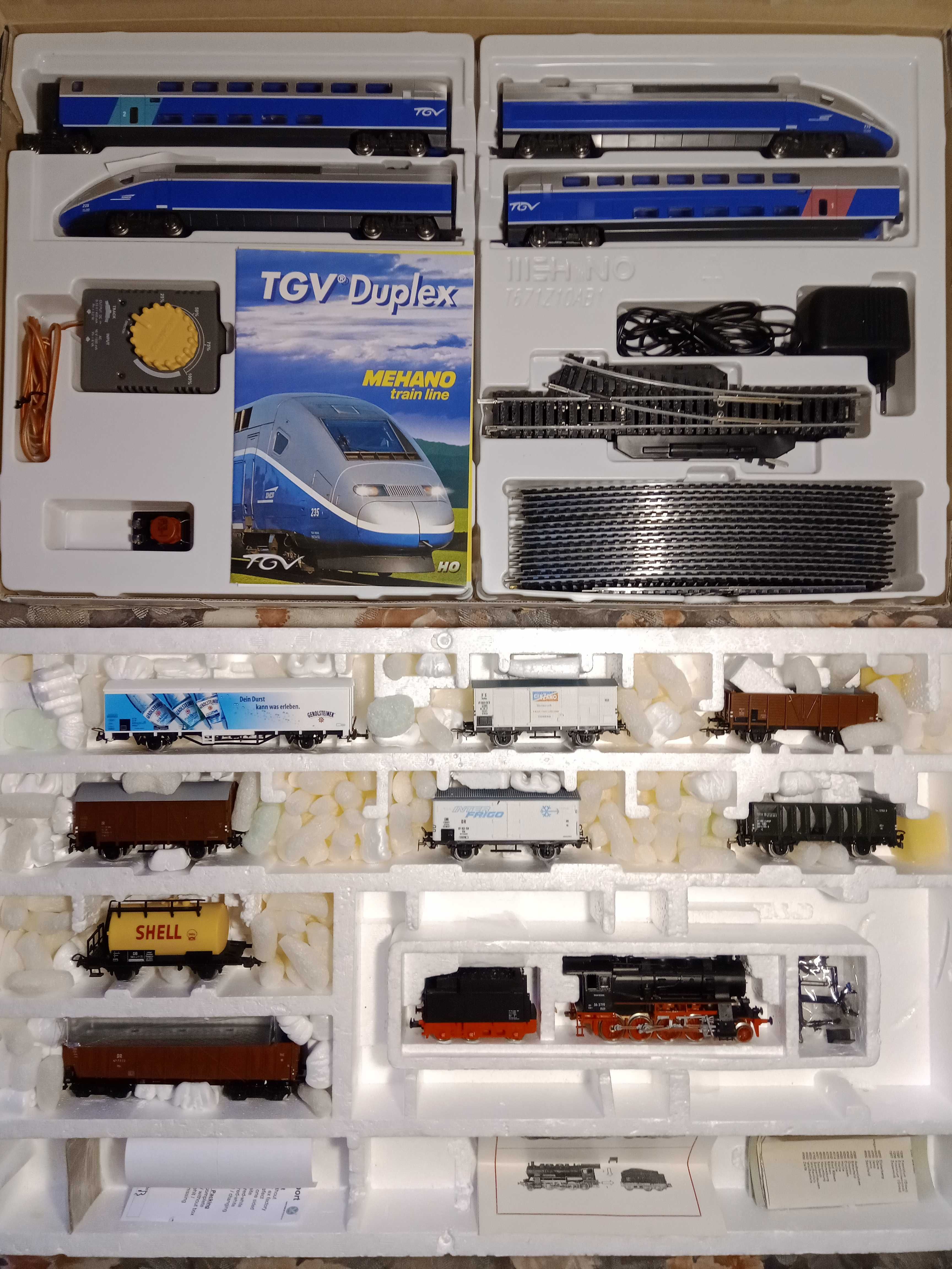 Поезд 1:87 Скоростной Двухэтажный TGV Швейцария Eurofima