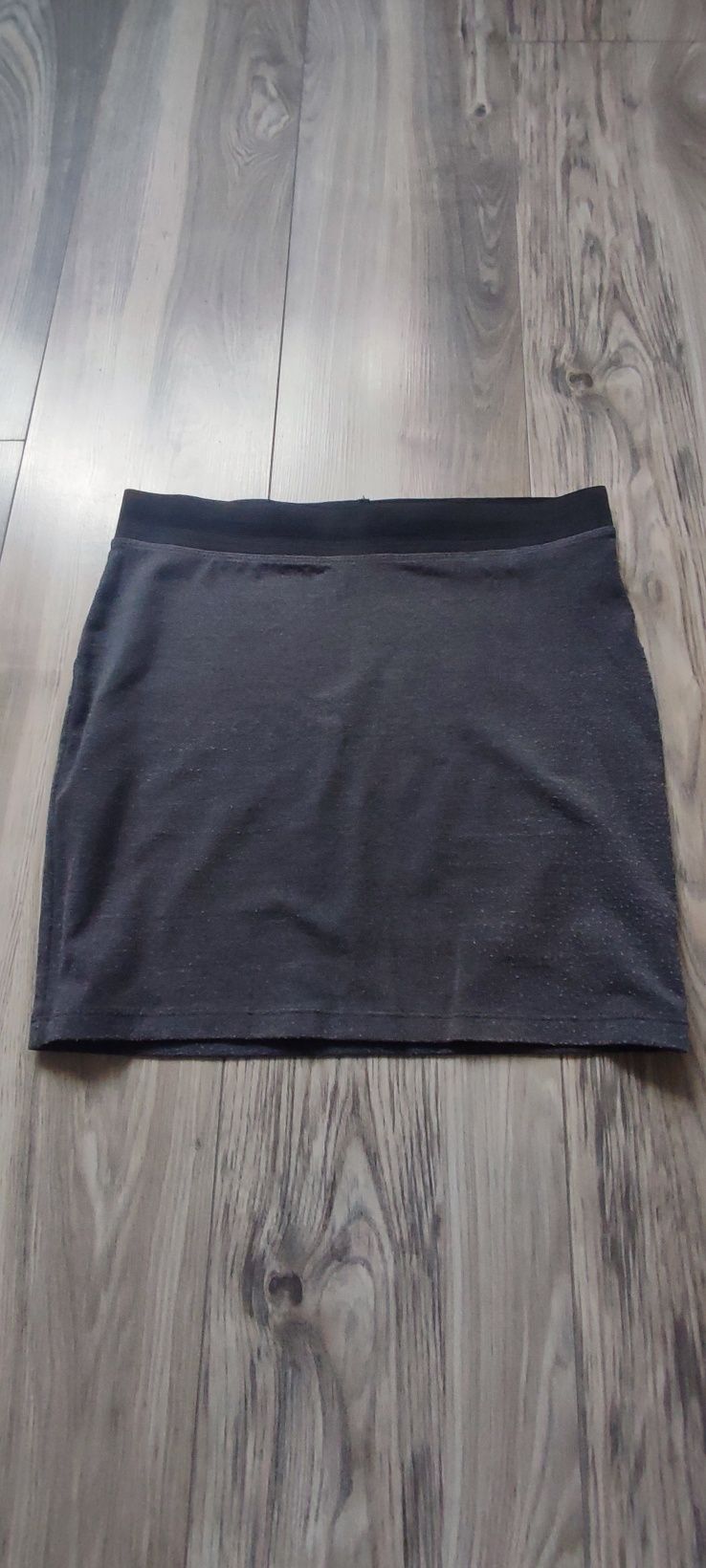 Spódnica mini litera A rzemyki rozkloszowana  plisowana