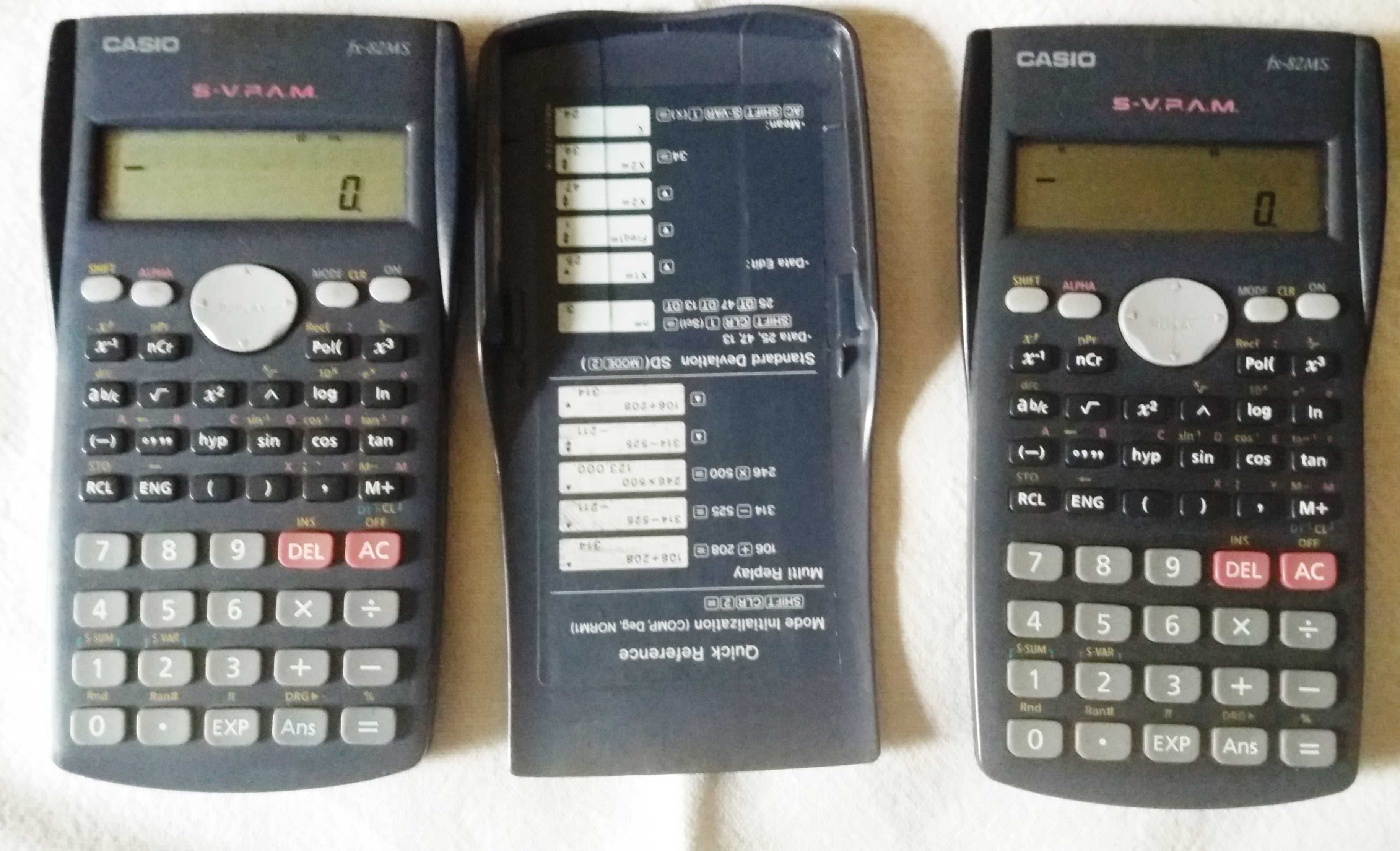 2 Calculadoras Casio FX 82 MS