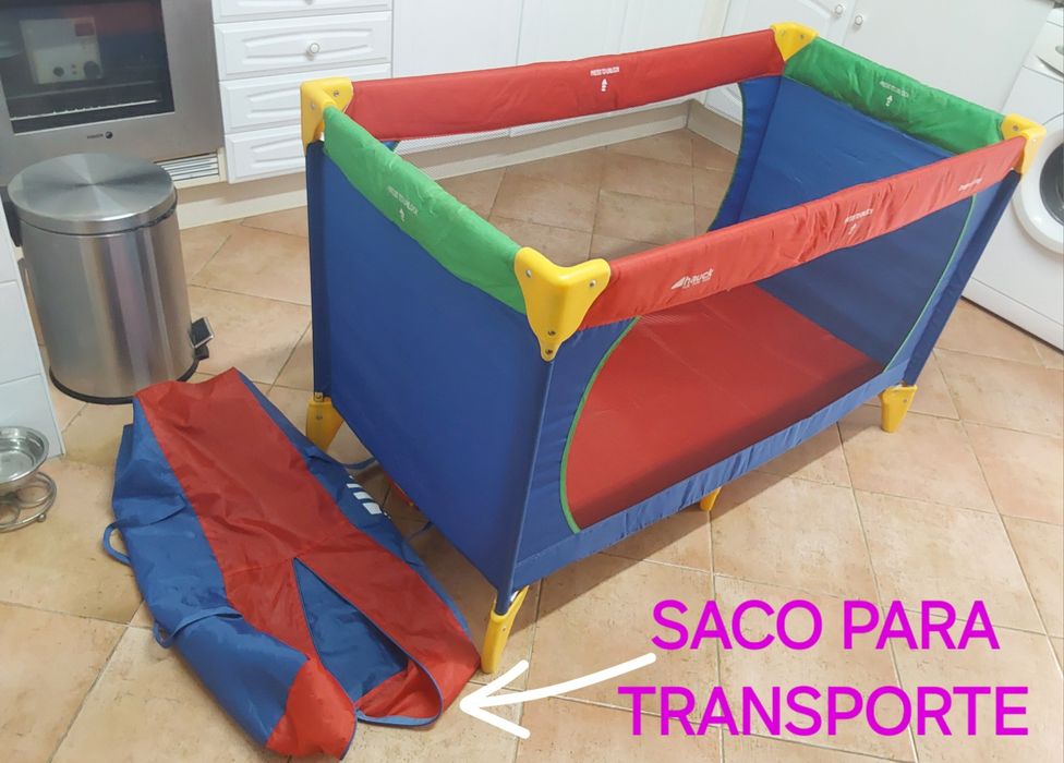 CAMA PARQUE DE VIAGEM COMO NOVA,PARA BEBÉ.Casa,Quarto,Sala,Cozinha.