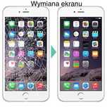 Naprawa - Wymiana uszkodzonego Wyświetlacza Ekranu Apple iPhone Serwis