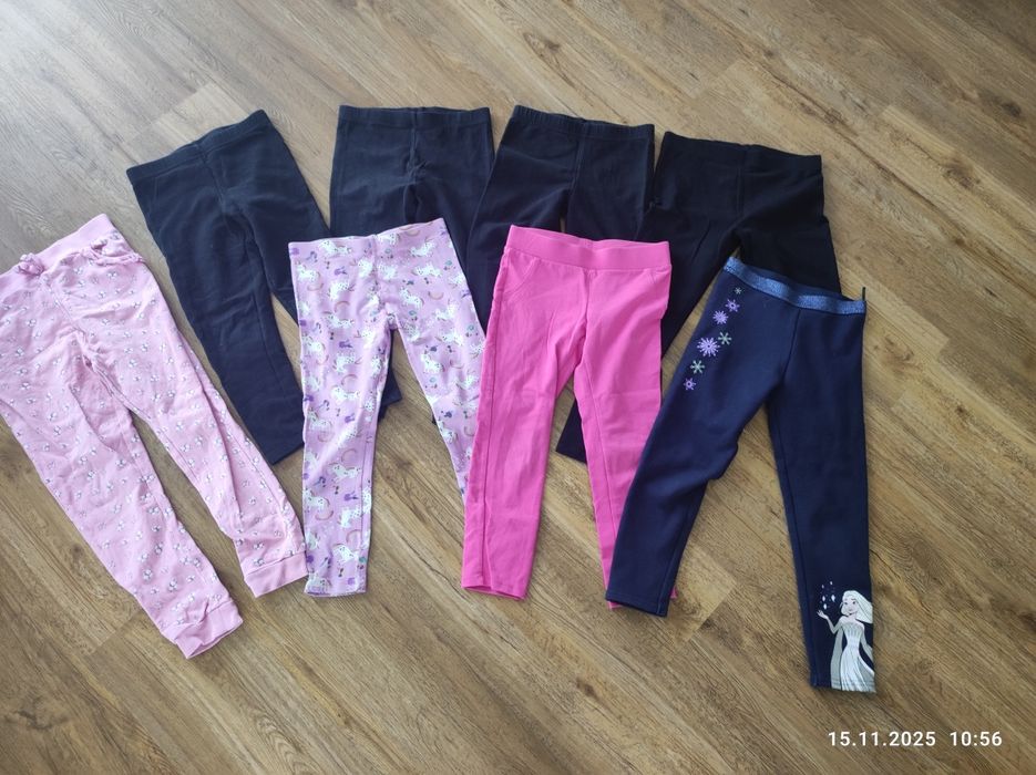 Zestaw leginsy 122 128