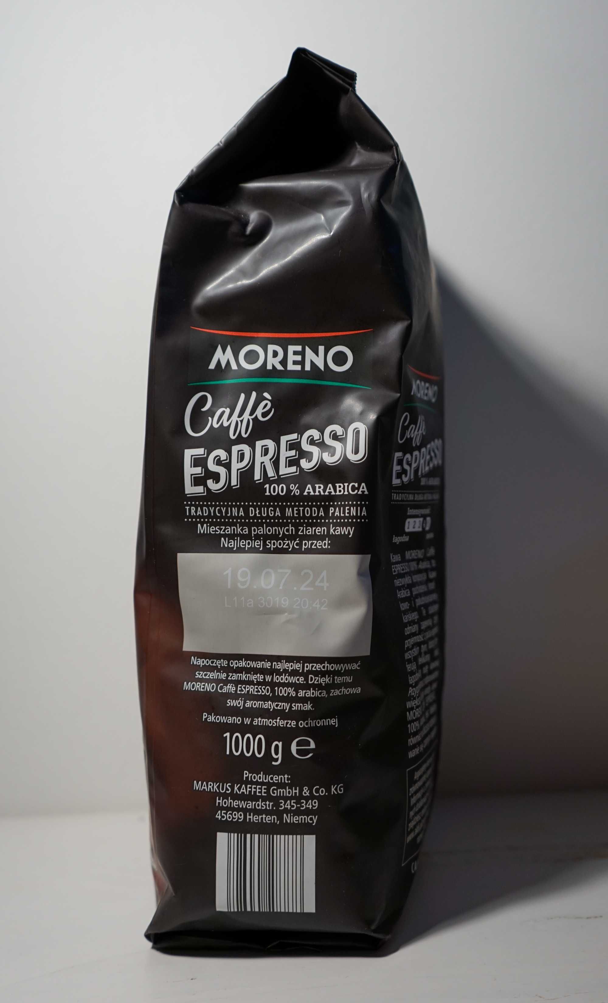 MORENO Caffè Espresso - kawa ziarnista 100% arabica 1kg