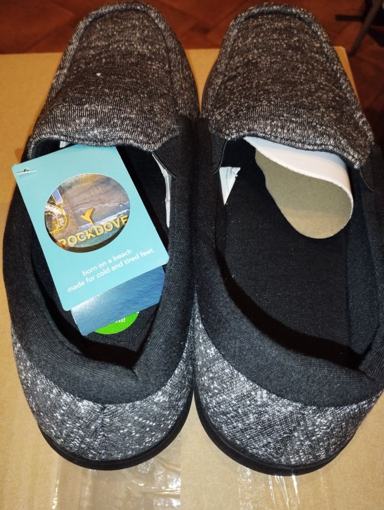 Męskie mokasyny/kapcie SILVADUR Anti-Odor Power Slipper RockDove