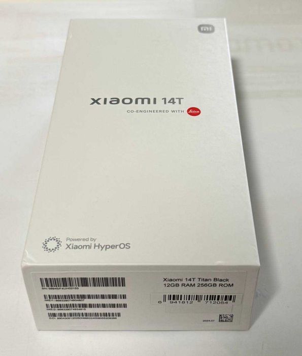 Xiaomi 14T 12GB/256GB Titan Black novo selado