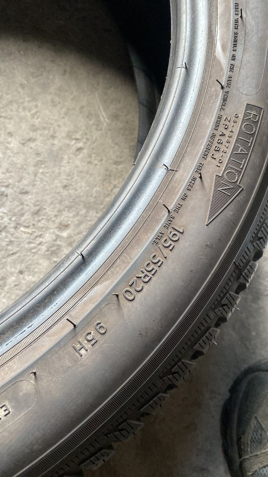 195.55.20 Michelin 4шт шини резина з Европи БВ склад Харків шиномонтаж
