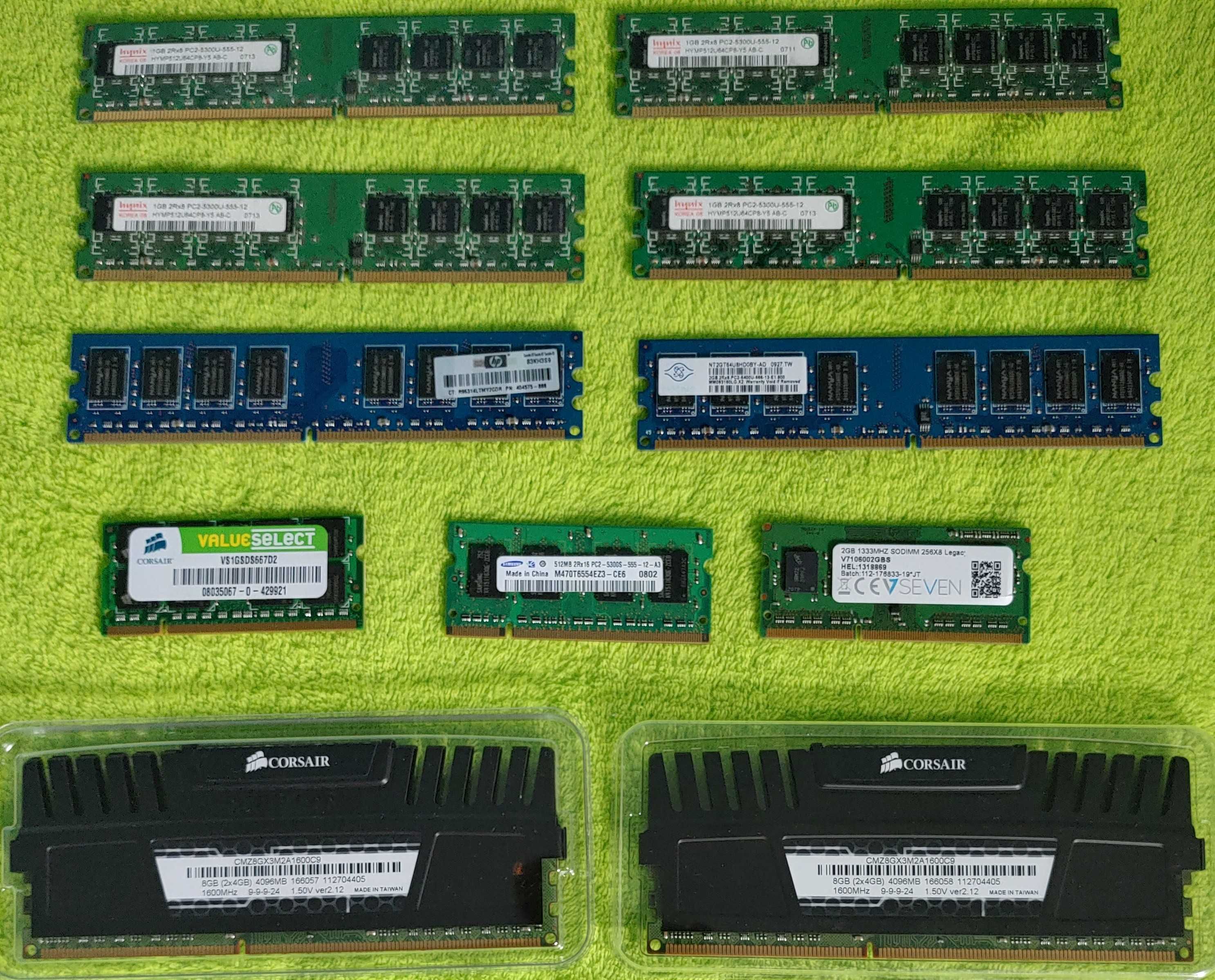 Оперативная память RAM різна 13 шт.