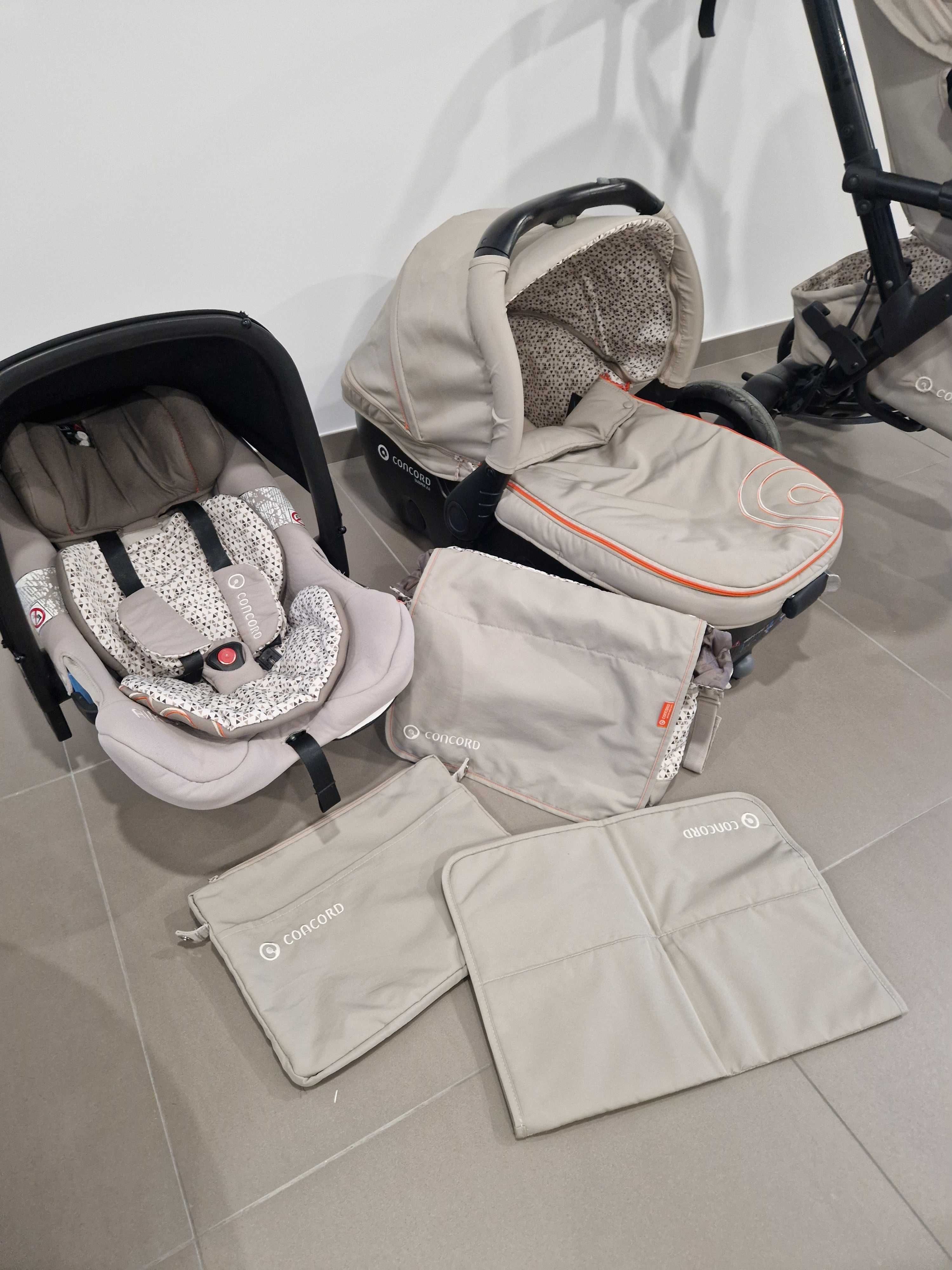 Trio carrinho bebe concord neo