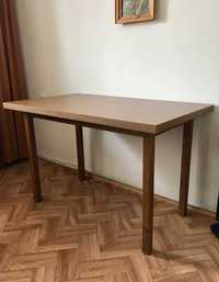 Stół drewniany z odkręcanymi nogami 120x70 cm.
