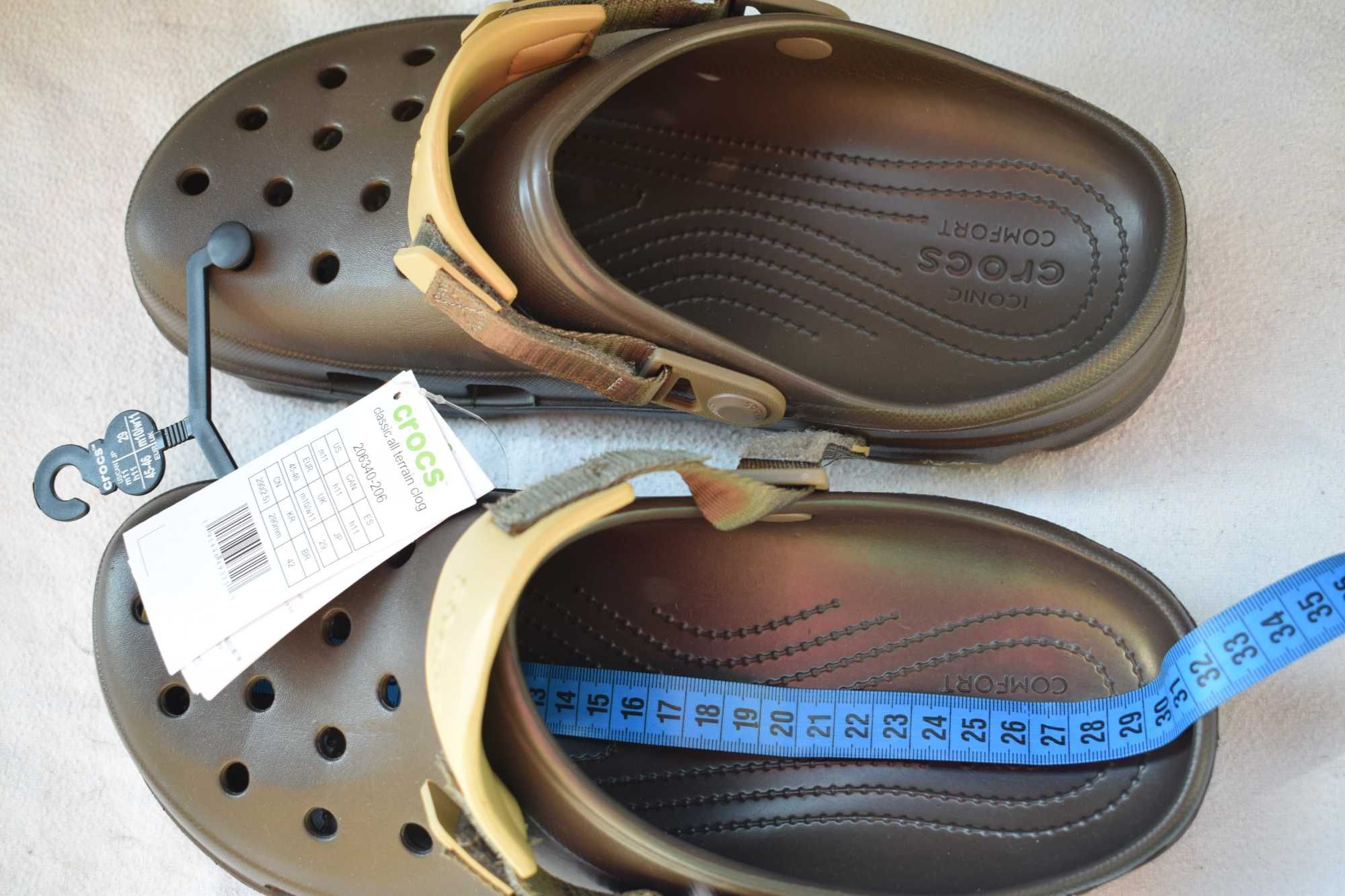 сабо тапки тапочки шлепанцы сандали сандалии кроксы Crocs р. 45 46