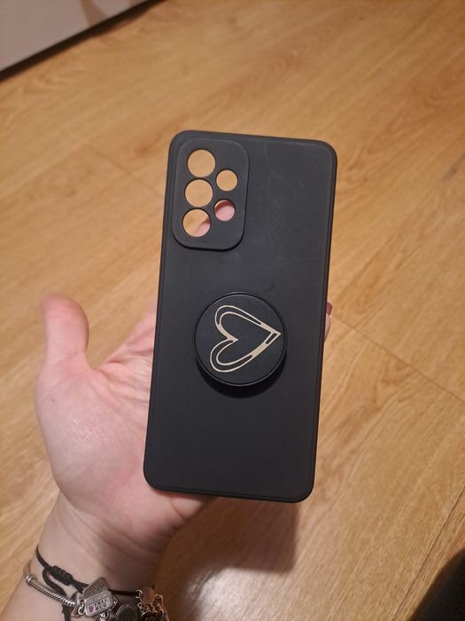 Euri case oprawka Samsung a33 5g czarna serce matowa