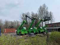 Wynajem ładowarki teleskopowej rozładunek usługi Merlo Manitou zwyżka