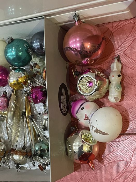 Новогодние елочные игрушки ссср