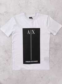 Чоловіча футболка Armani Exchange білого кольору